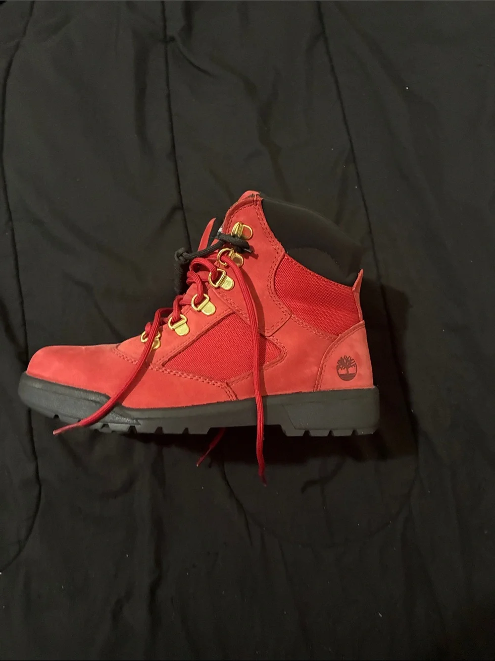 Timberland Kids Red Outdoor Boots